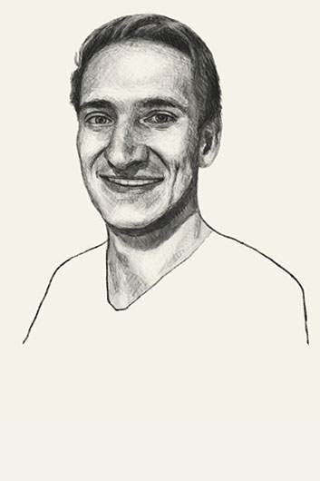 Matthew-Miller-portrait-Cream-Background-Website Sketch of Matthew Miller, INVESTMENT OPERATIONS MANAGER